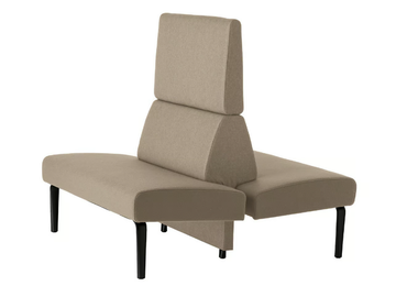 AMBIT 1056 - Fabric bench seating with back by Et al. - view 2